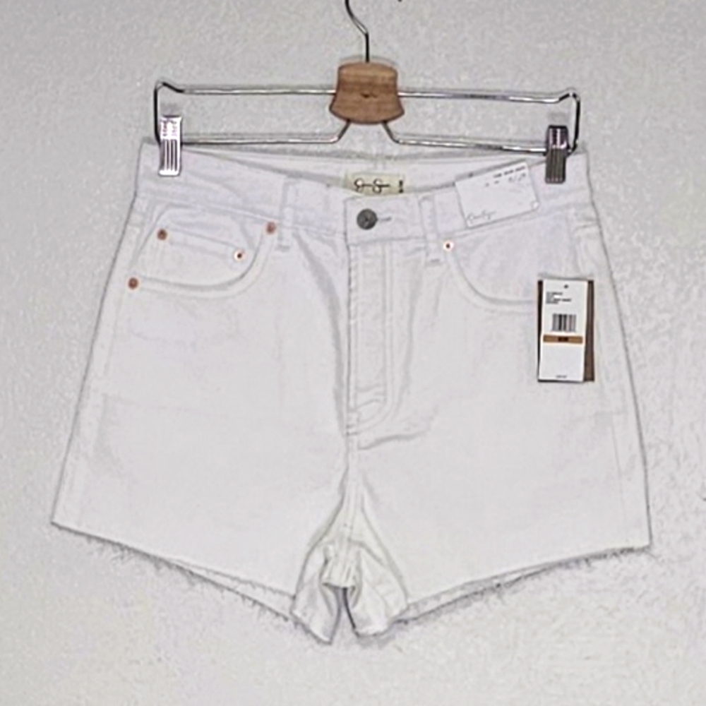 Jessica Simpson White Cut-Offs
